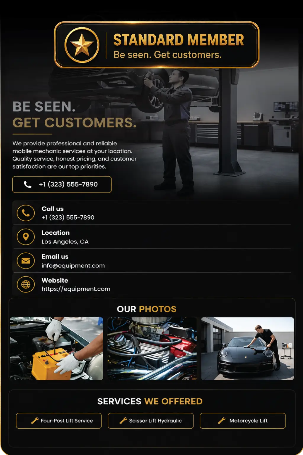 Standard Parts and Mechanics Infrastructure